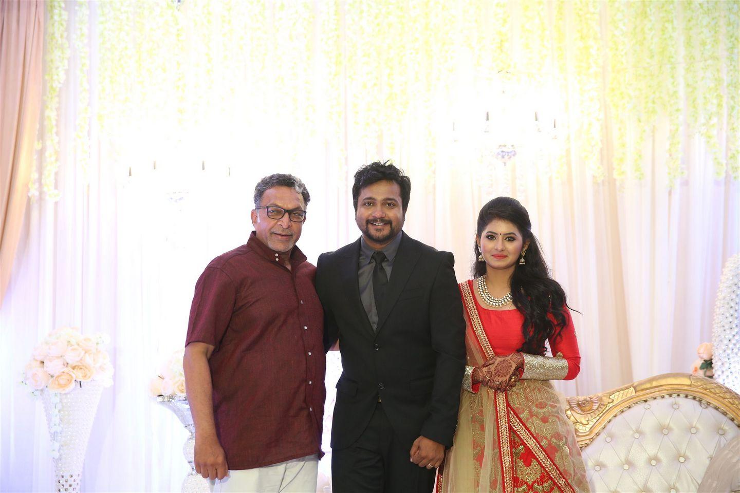 Actor Bobby Simha Actress Reshmi Reception Photos