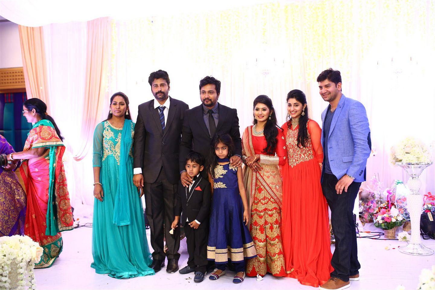 Actor Bobby Simha Actress Reshmi Reception Photos