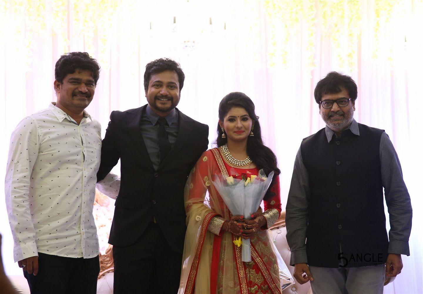 Actor Bobby Simha Actress Reshmi Reception Photos