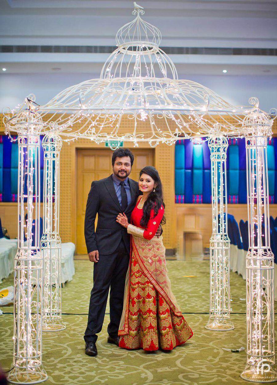 Actor Bobby Simha Actress Reshmi Reception Photos