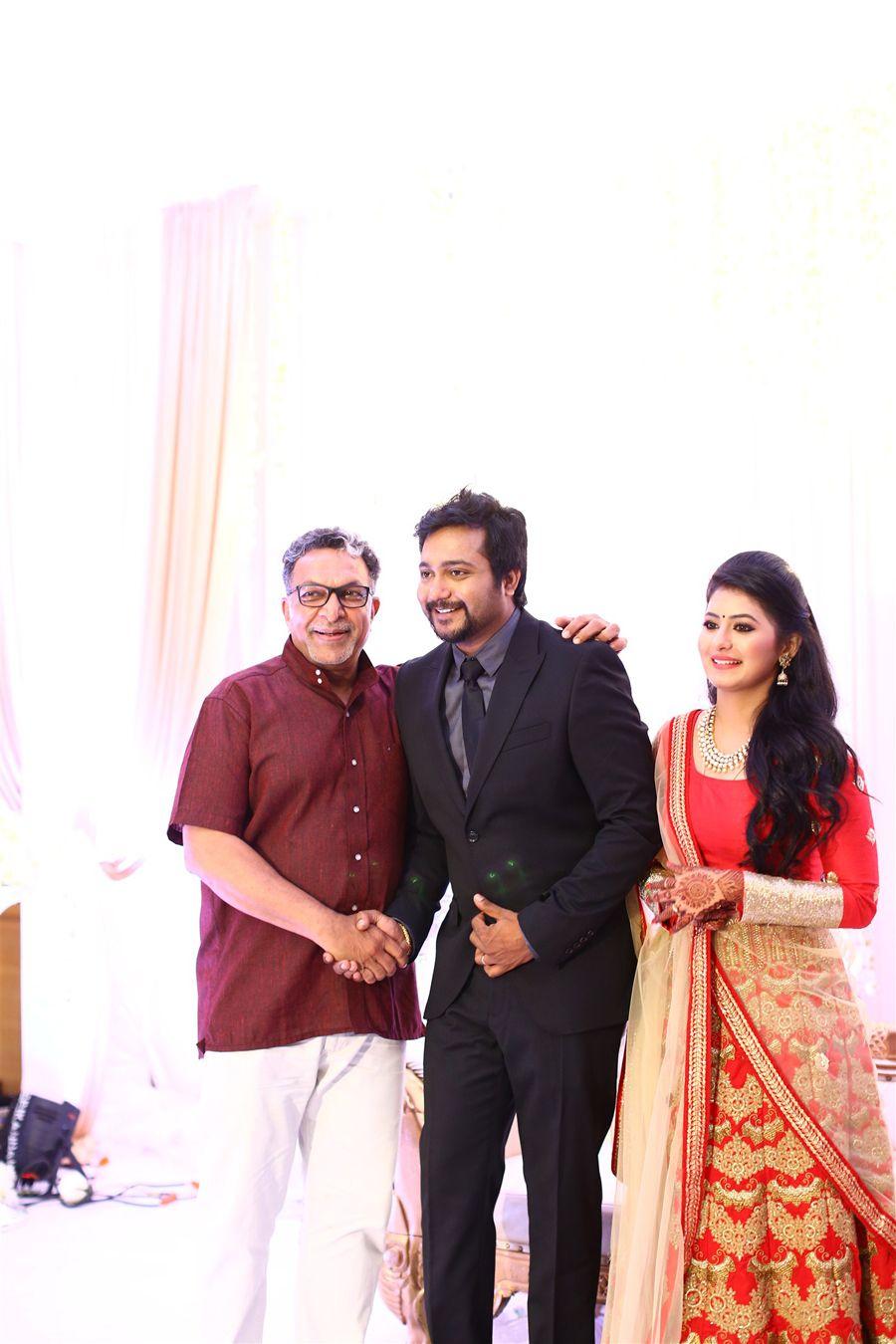 Actor Bobby Simha Actress Reshmi Reception Photos