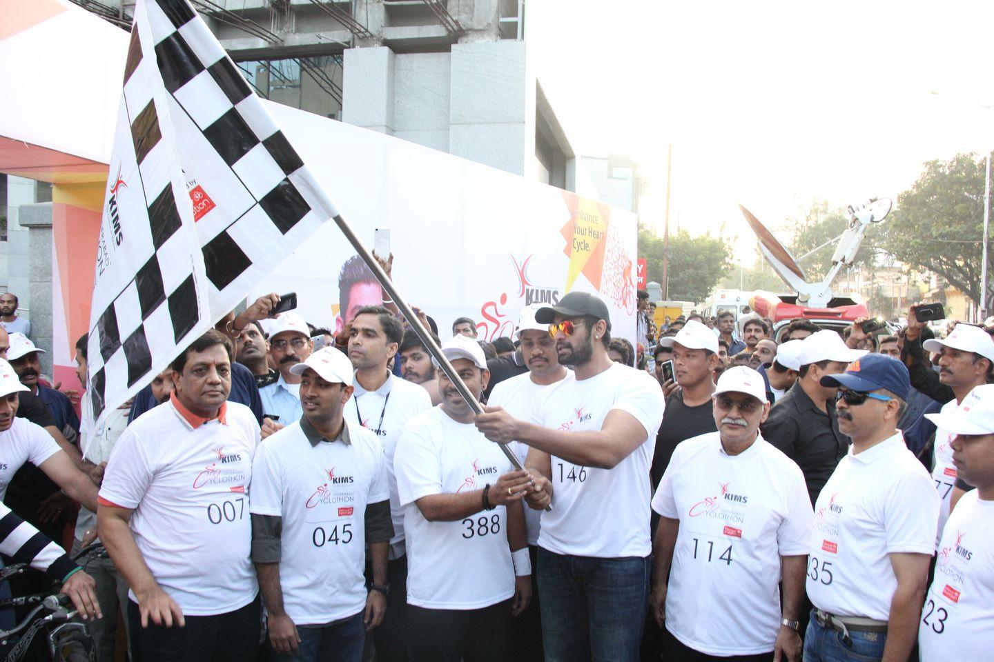 Actor Daggubati Rana Flags of Hyderabad Cyclothon