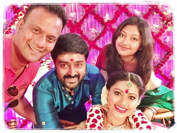 Actress Sneha Baby Shower Function Photos
