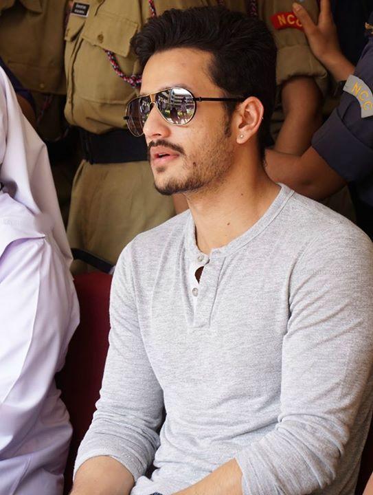 Akhil at the college fest of St. Francis College Photos