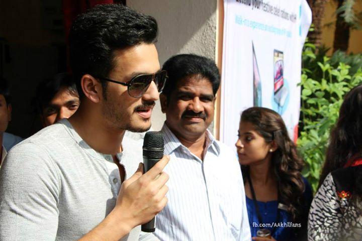 Akhil at the college fest of St. Francis College Photos