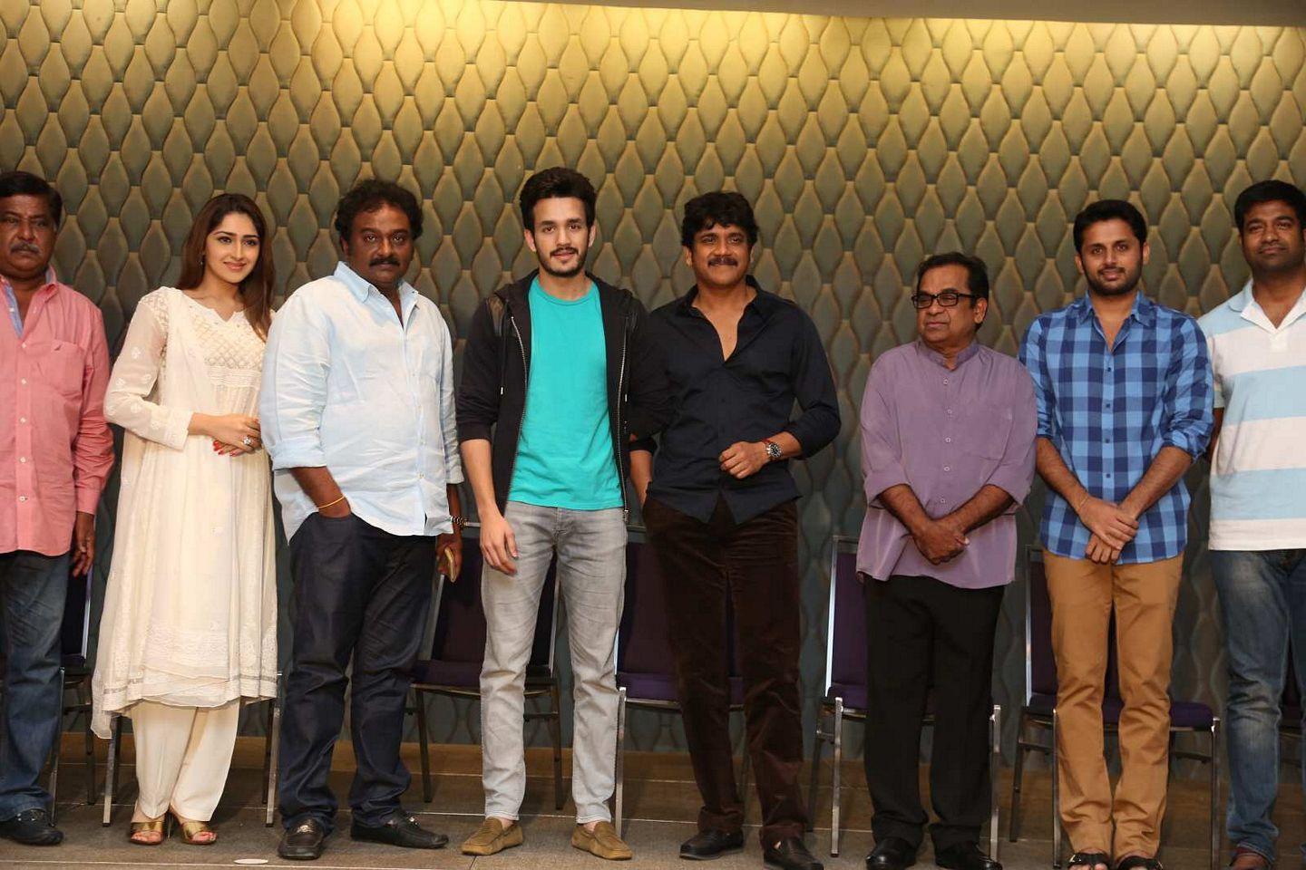 Akhil Movie Success Meet Photos