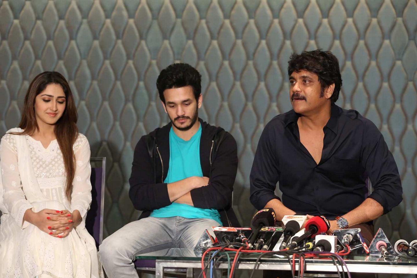 Akhil Movie Success Meet Photos