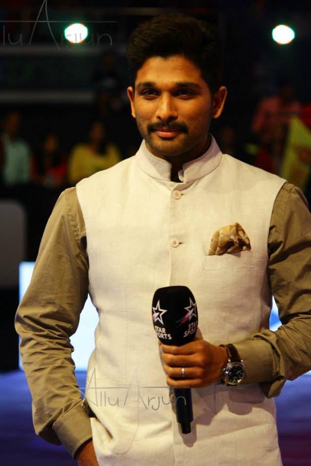 Allu Arjun @ Pro Kabaddi League Photos