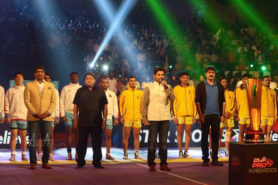 Allu Arjun @ Pro Kabaddi League Photos