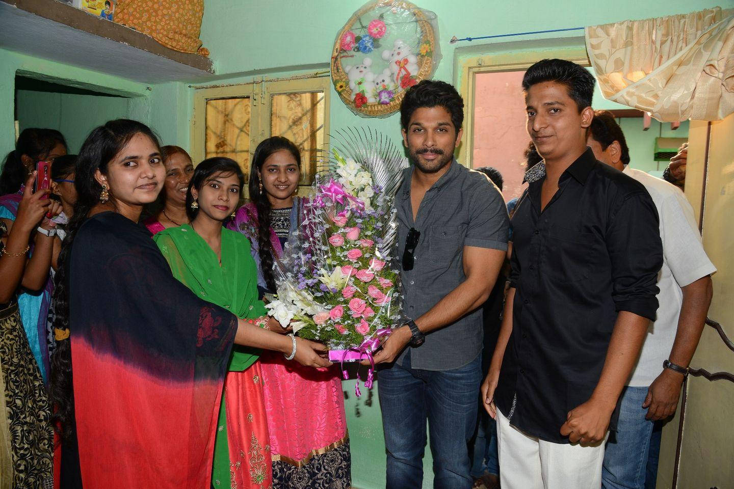 Allu Arjun at Noor Mahamood House Photos