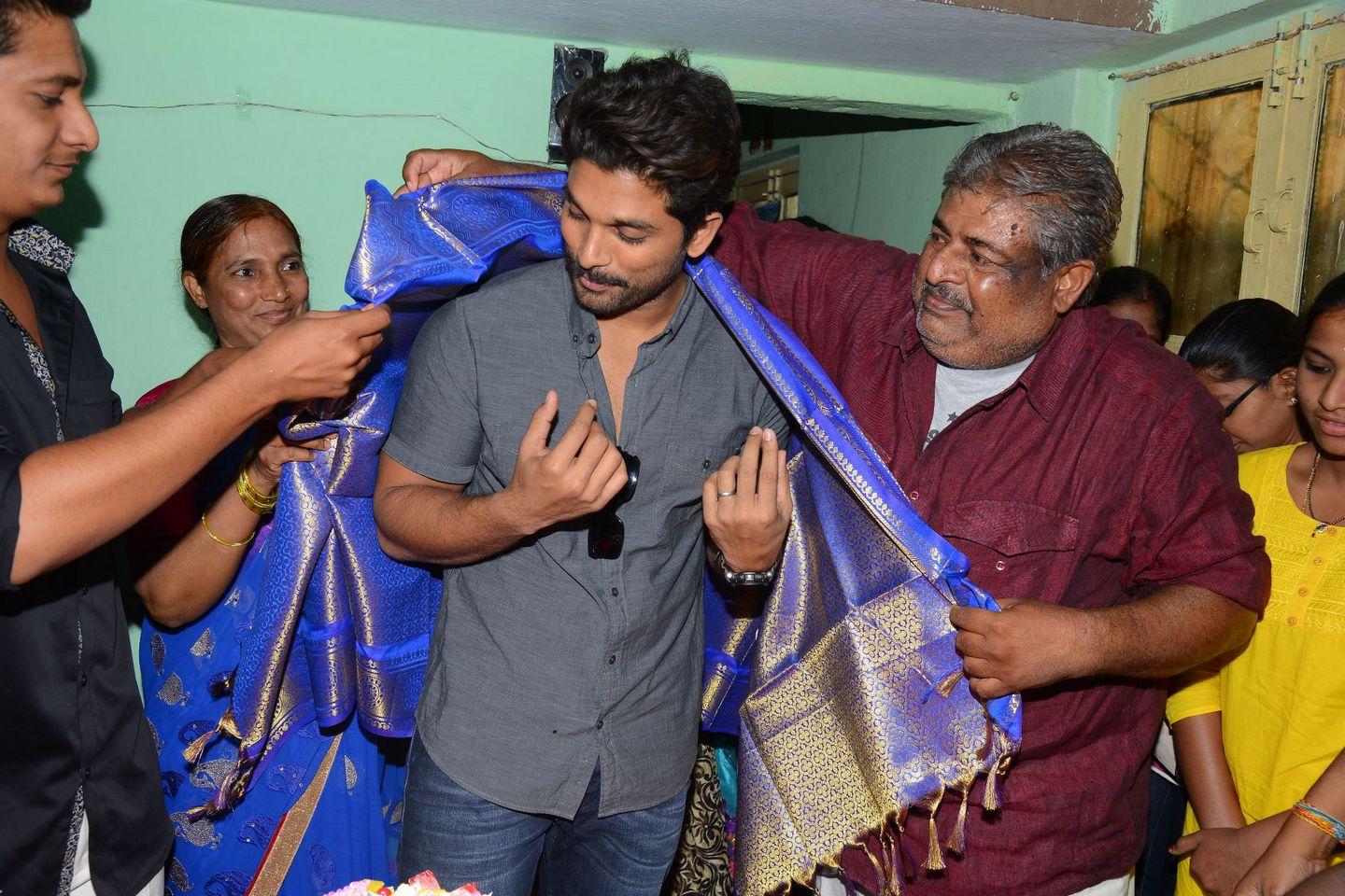 Allu Arjun at Noor Mahamood House Photos