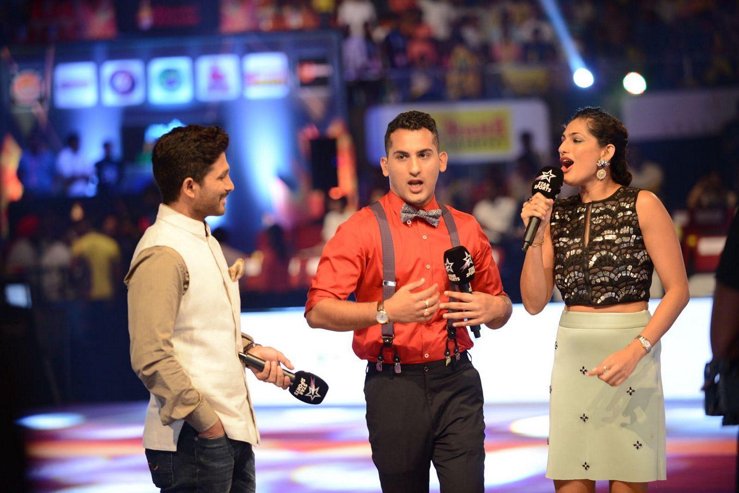 Allu Arjun Family at PRO Kabaddi League Match Photos