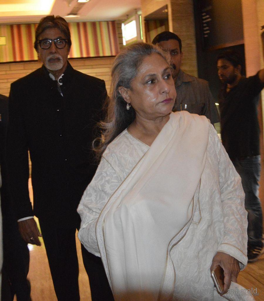 Amitabh Bachchan and Jaya Bachchan At Margarita Screening
