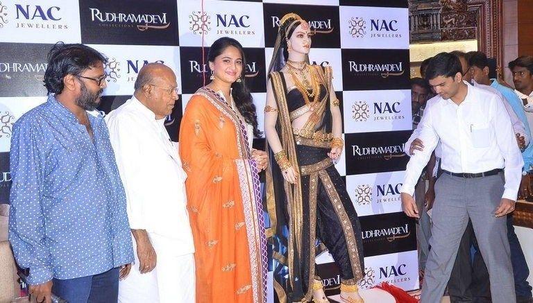 Anushka at NAC Rudhramadevi Jewellery Photos