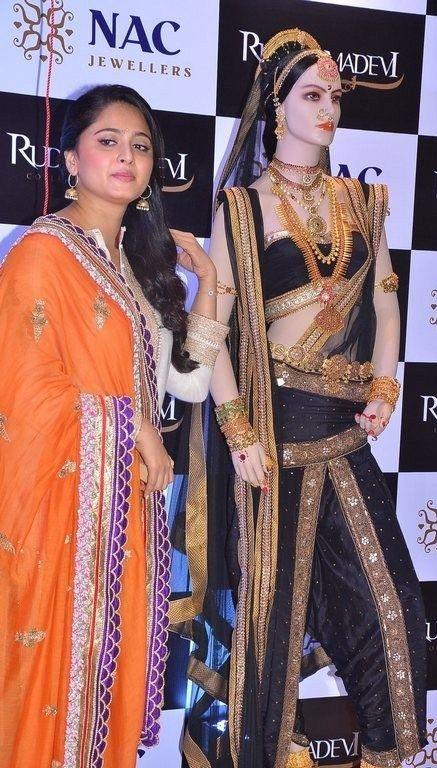 Anushka at NAC Rudhramadevi Jewellery Photos