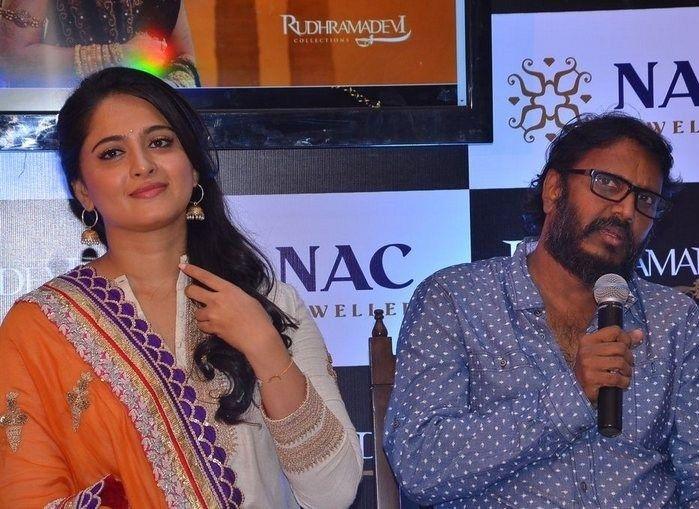 Anushka at NAC Rudhramadevi Jewellery Photos