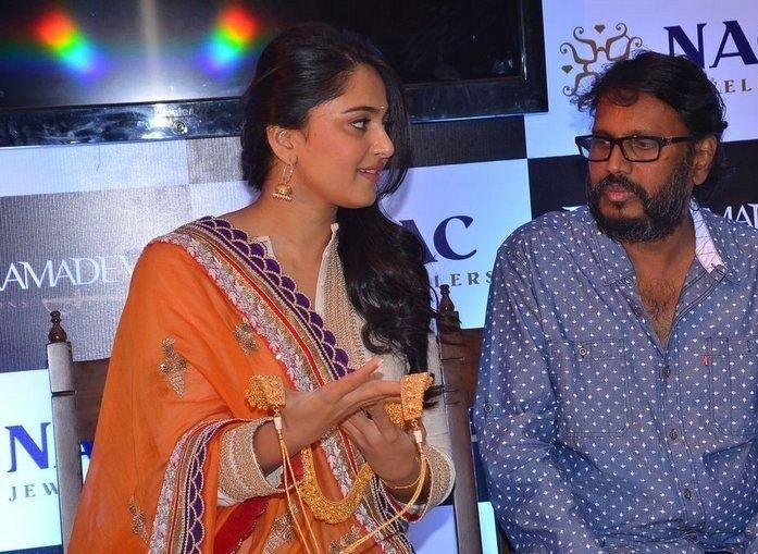 Anushka at NAC Rudhramadevi Jewellery Photos