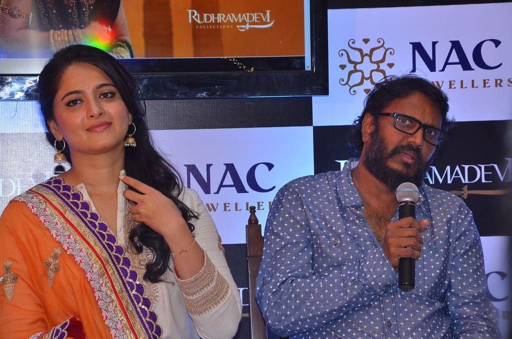 Anushka Launches Rudhramadevi Jewellers Section Photos