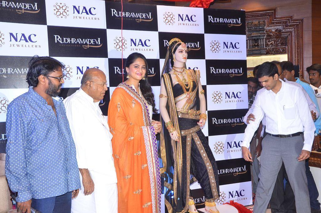 Anushka Launches Rudhramadevi Jewellers Section Photos