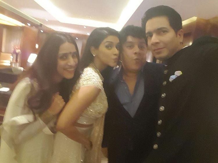 Asin Thottumkal & Rahul Sharma Wedding Reception Photos