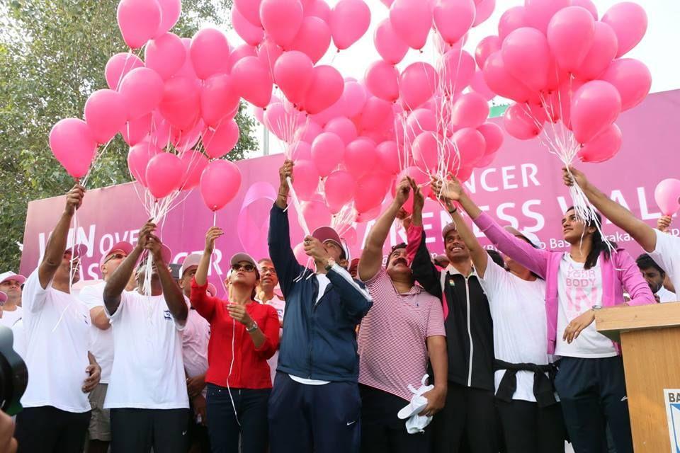 Balakrishna & Anjali at Breast Cancer Walk Photos