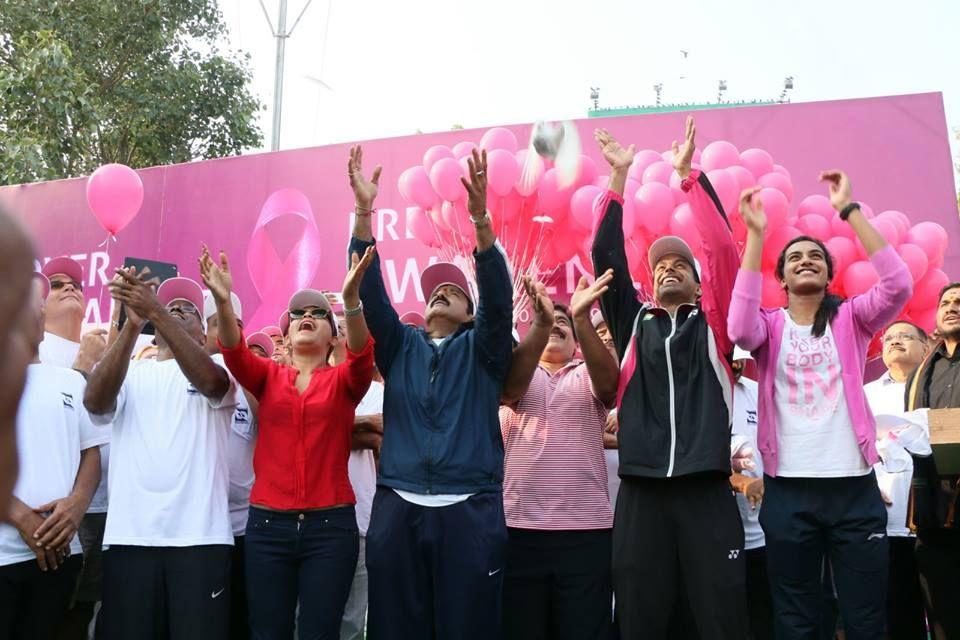 Balakrishna & Anjali at Breast Cancer Walk Photos