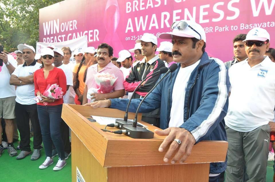 Balakrishna & Anjali at Breast Cancer Walk Photos