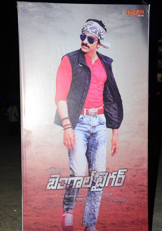 Bengal Tiger Hoardings At Audio Launch