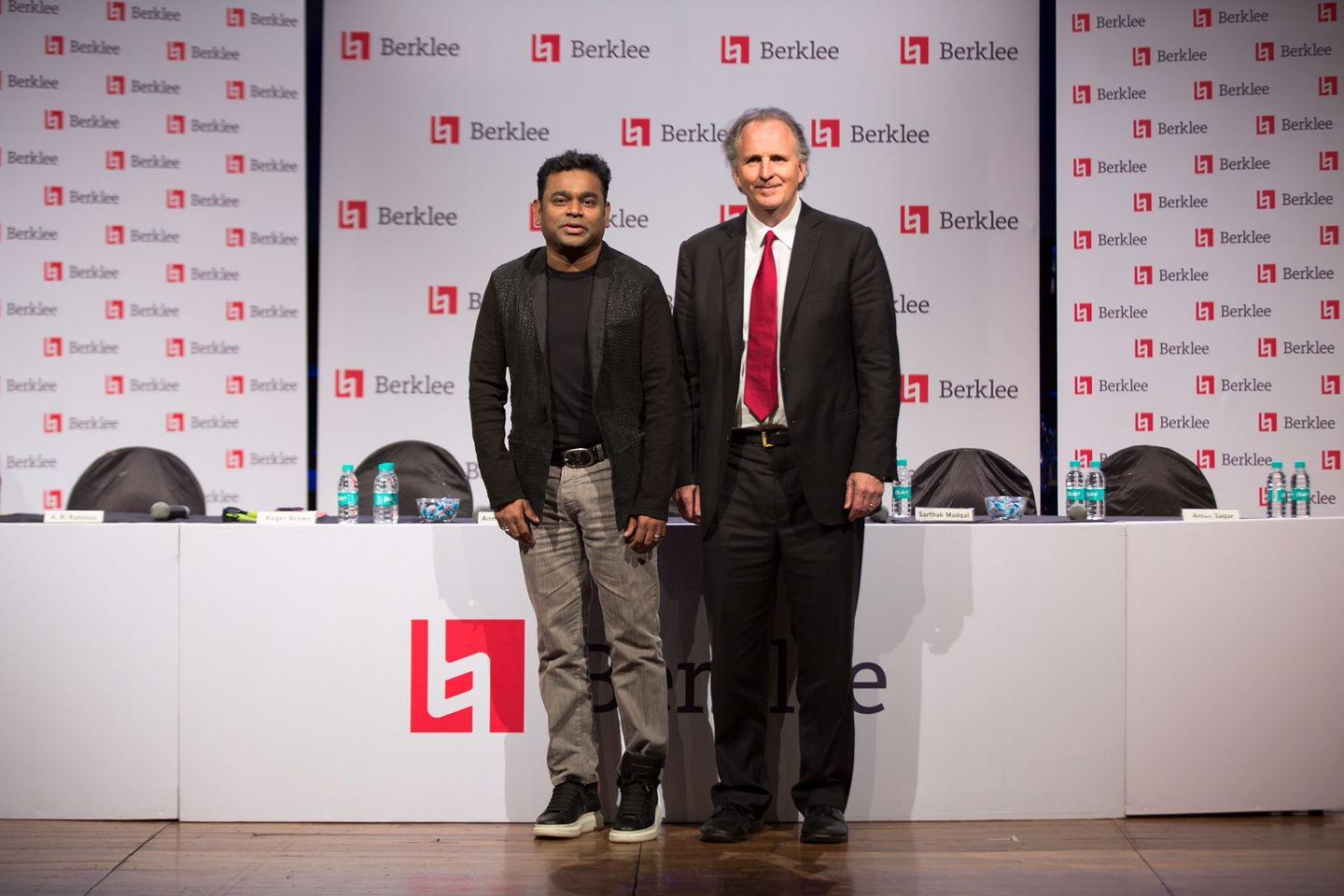 Berklee College of Music Announces Three Berklee AR Rahman Photos