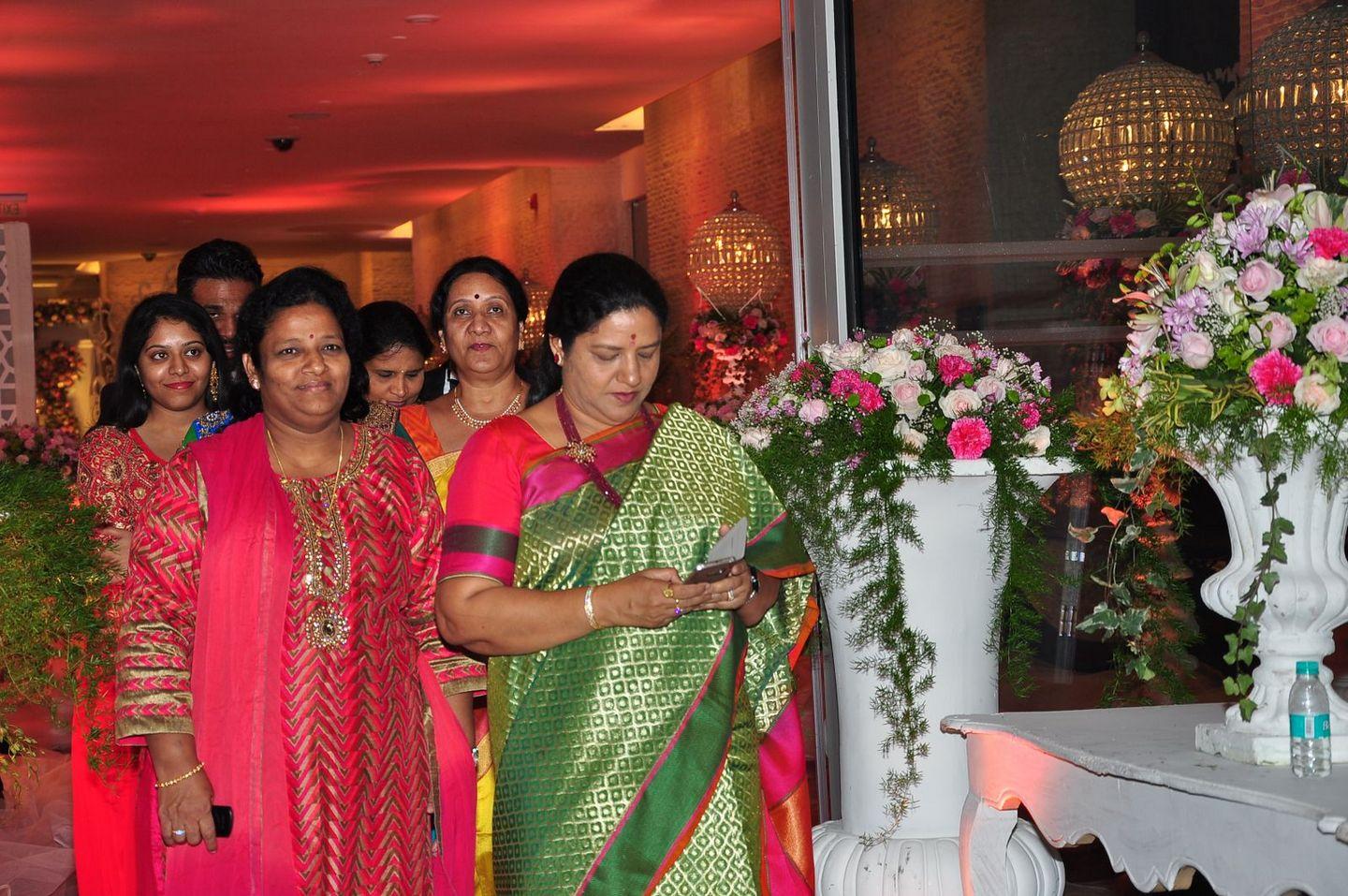 Celebrities at Chiru Daughter Sreeja Reception Photos