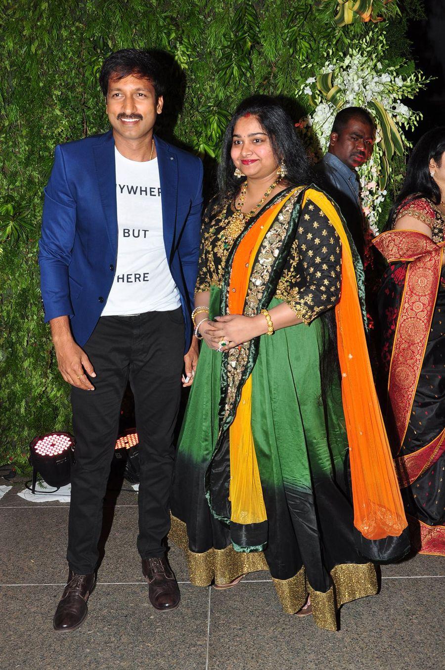 Celebrities at Chiru Daughter Sreeja Reception Photos