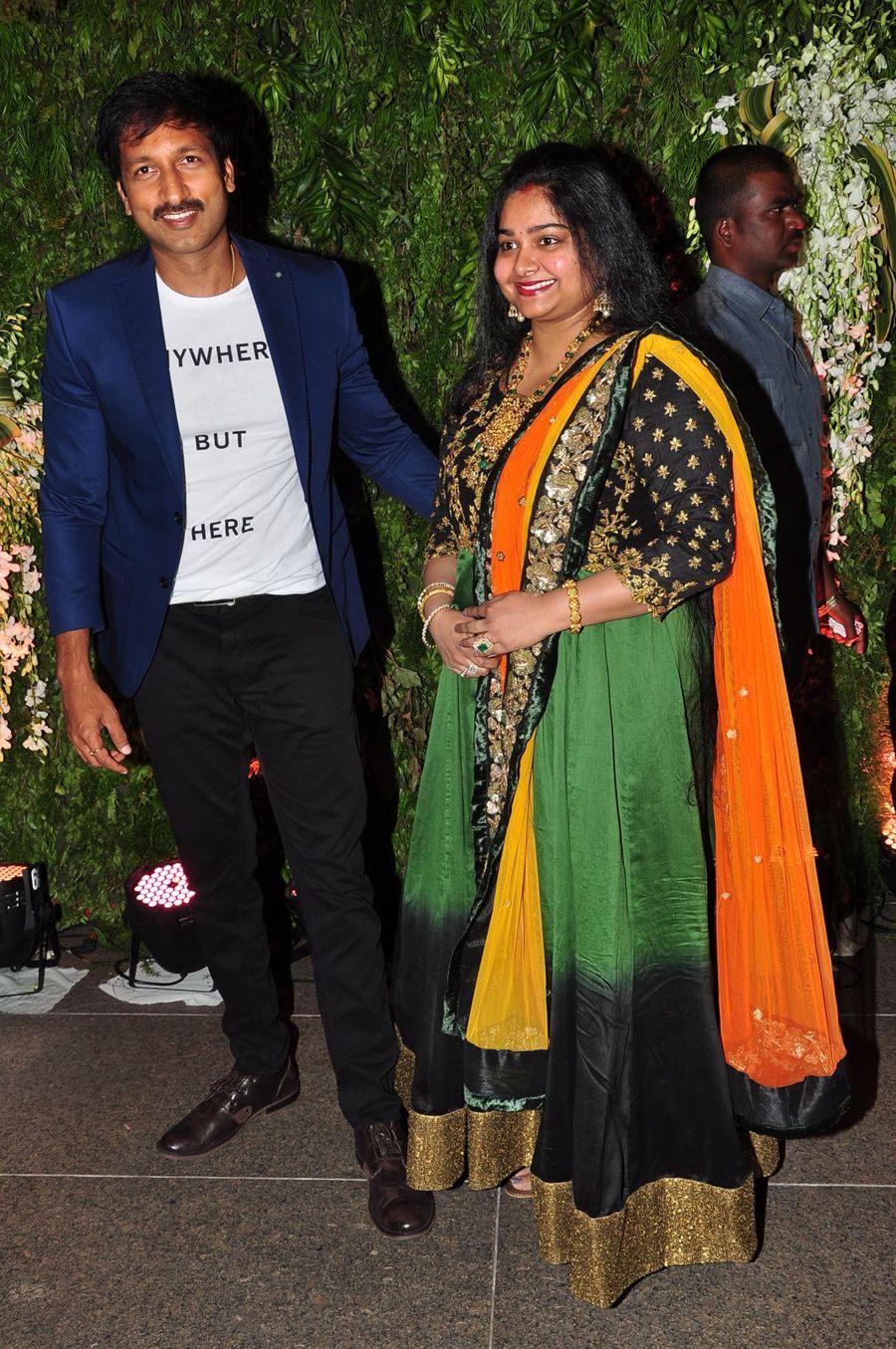 Celebrities at Chiru Daughter Sreeja Reception Photos