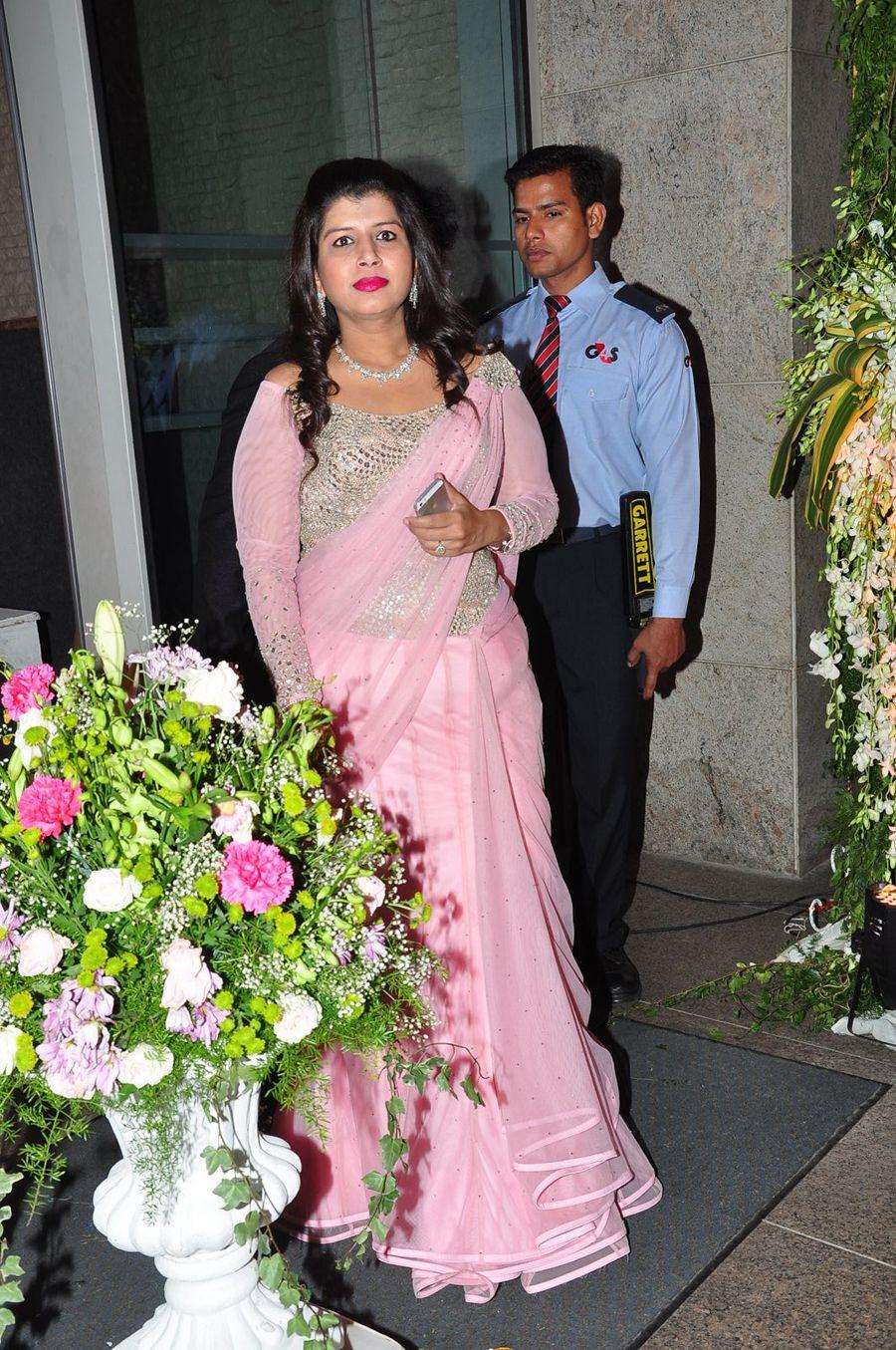 Celebrities at Chiru Daughter Sreeja Reception Photos