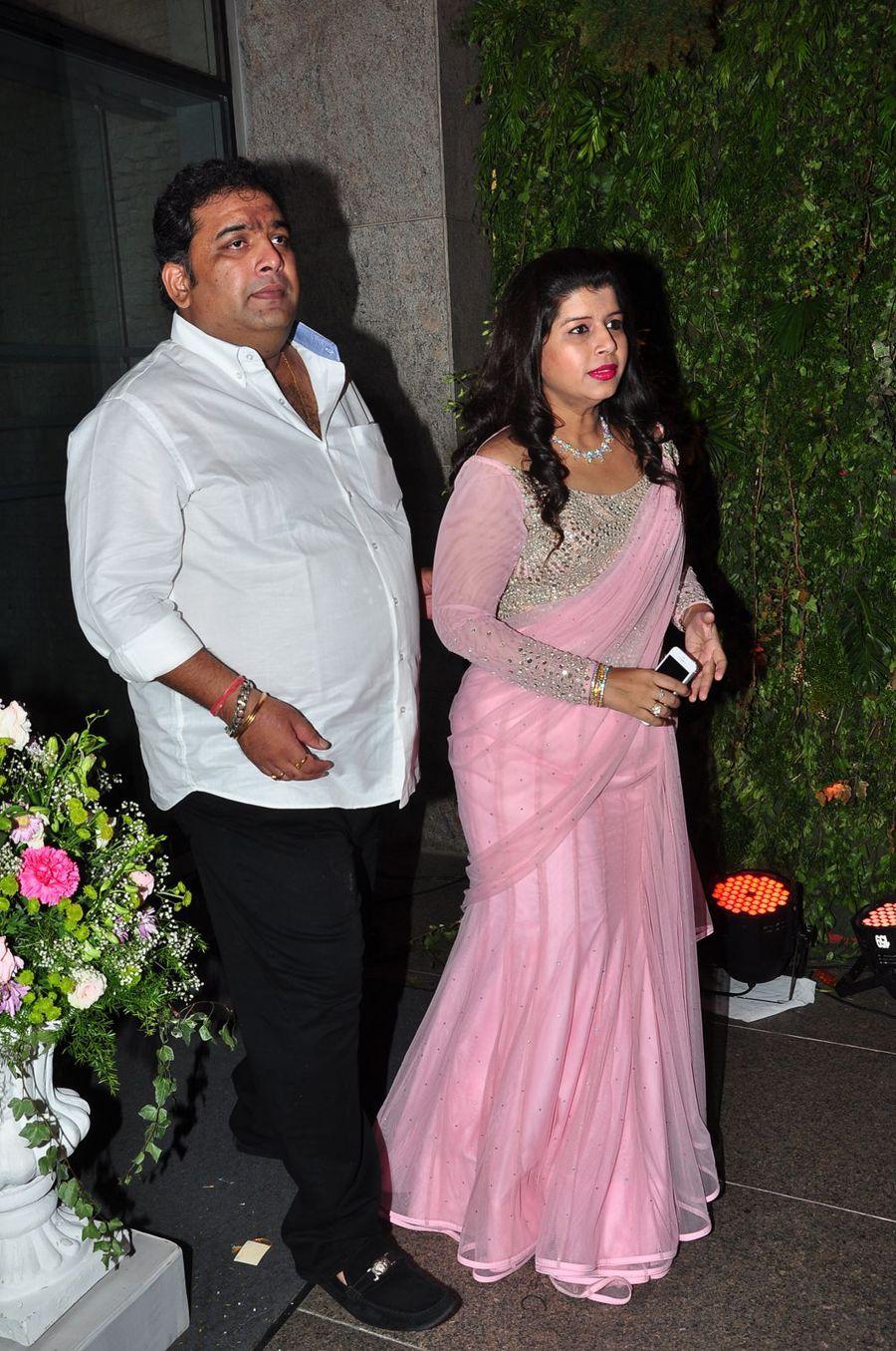 Celebrities at Chiru Daughter Sreeja Reception Photos