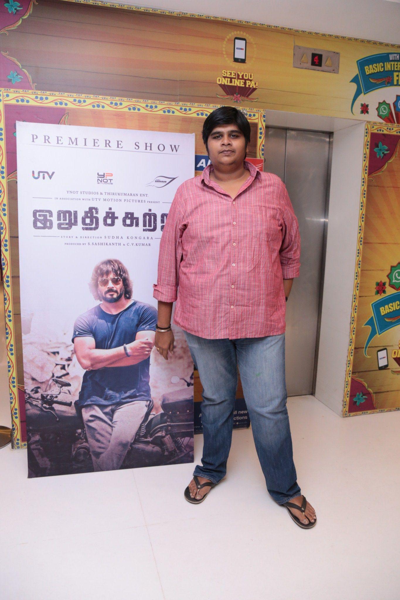 Celebrities at Irudhi Suttru Premiere Pics