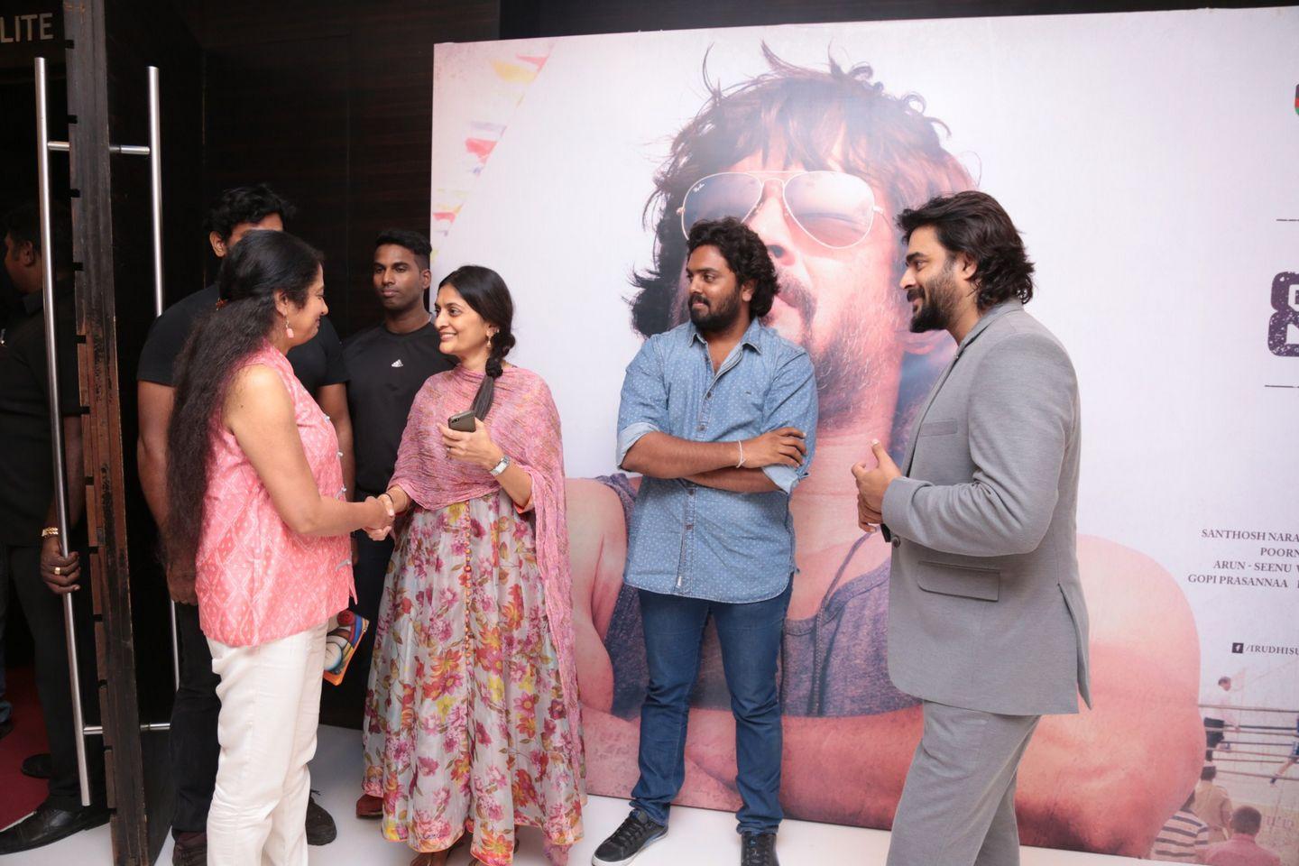 Celebrities at Irudhi Suttru Premiere Pics