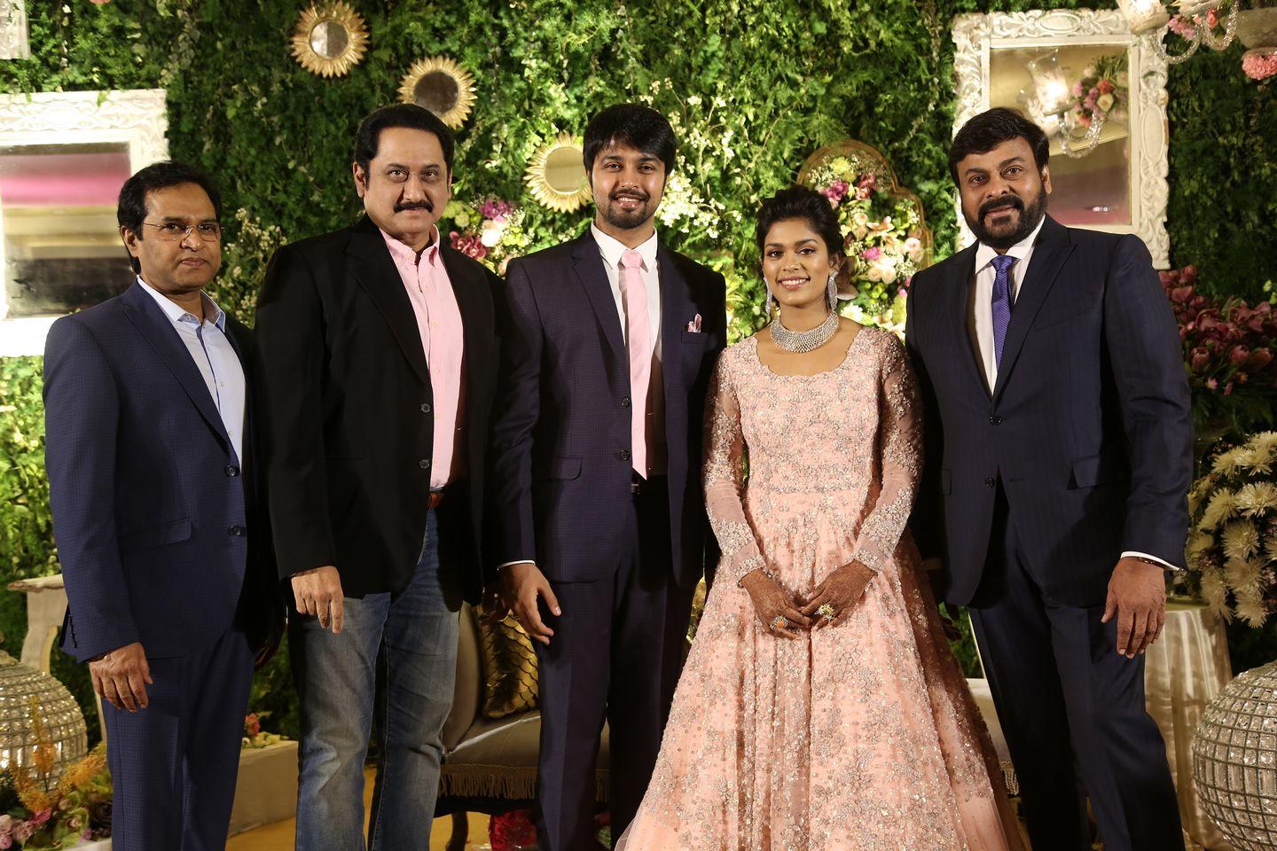 Celebrities at Sreeja Reception Pics