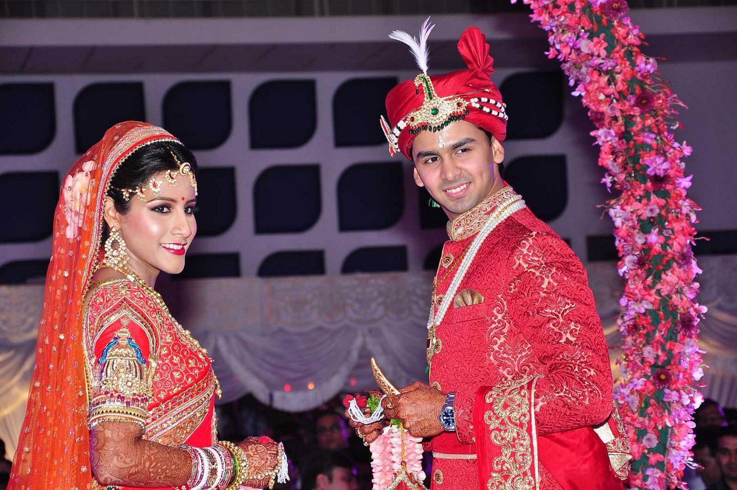 Celebrities At Thrupti And Ankit  Wedding Reception Photos