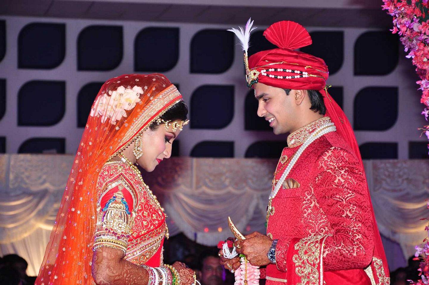 Celebrities At Thrupti And Ankit  Wedding Reception Photos