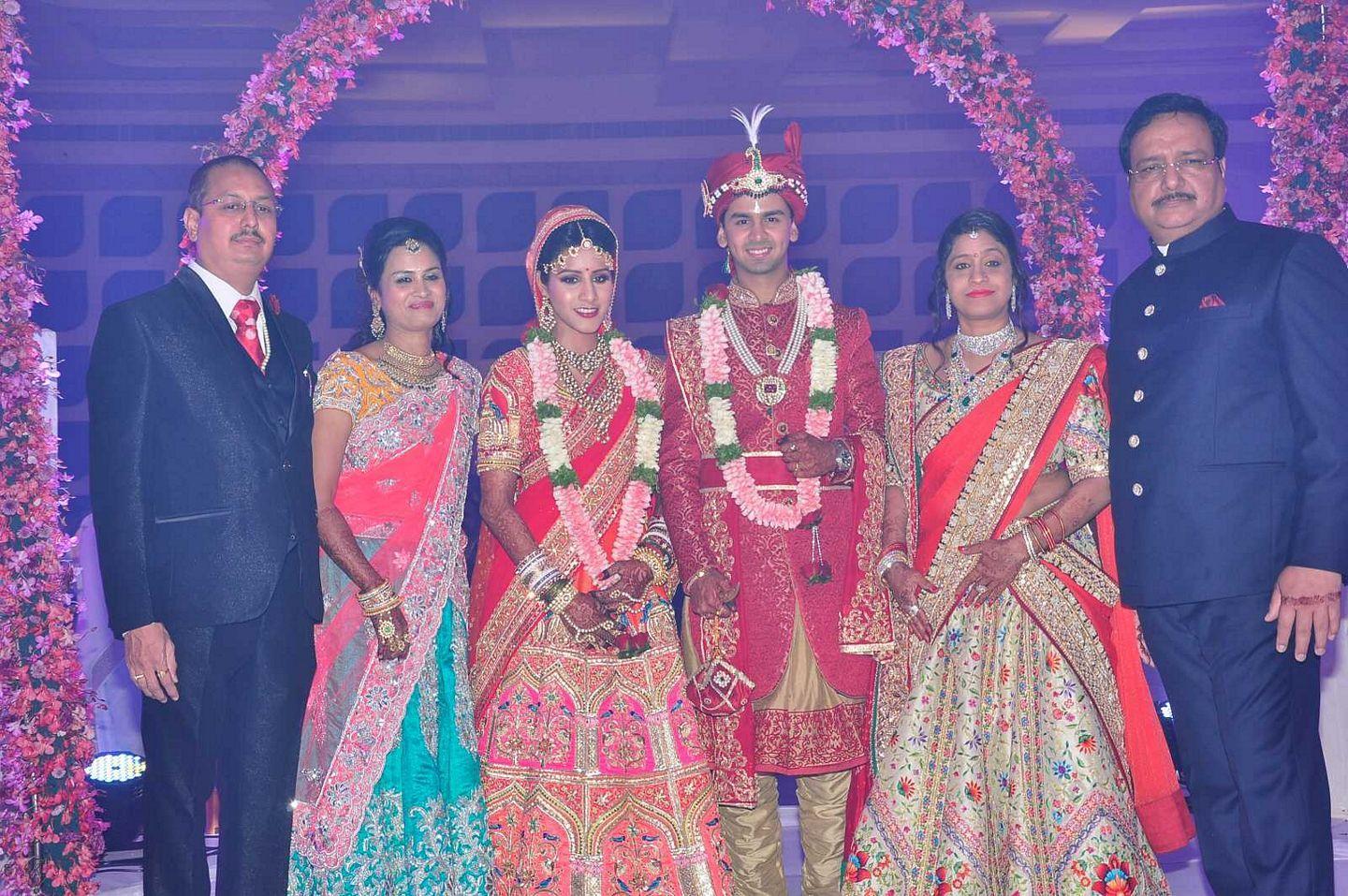 Celebrities At Thrupti And Ankit  Wedding Reception Photos