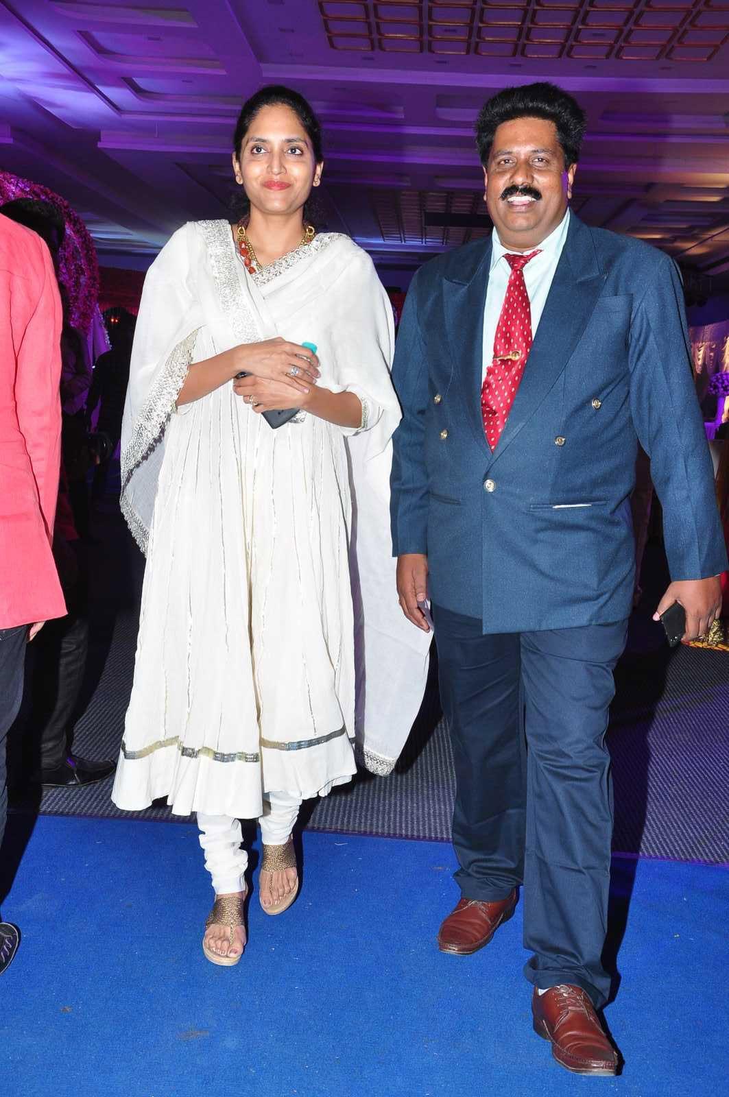 Celebrities At Thrupti And Ankit  Wedding Reception Photos