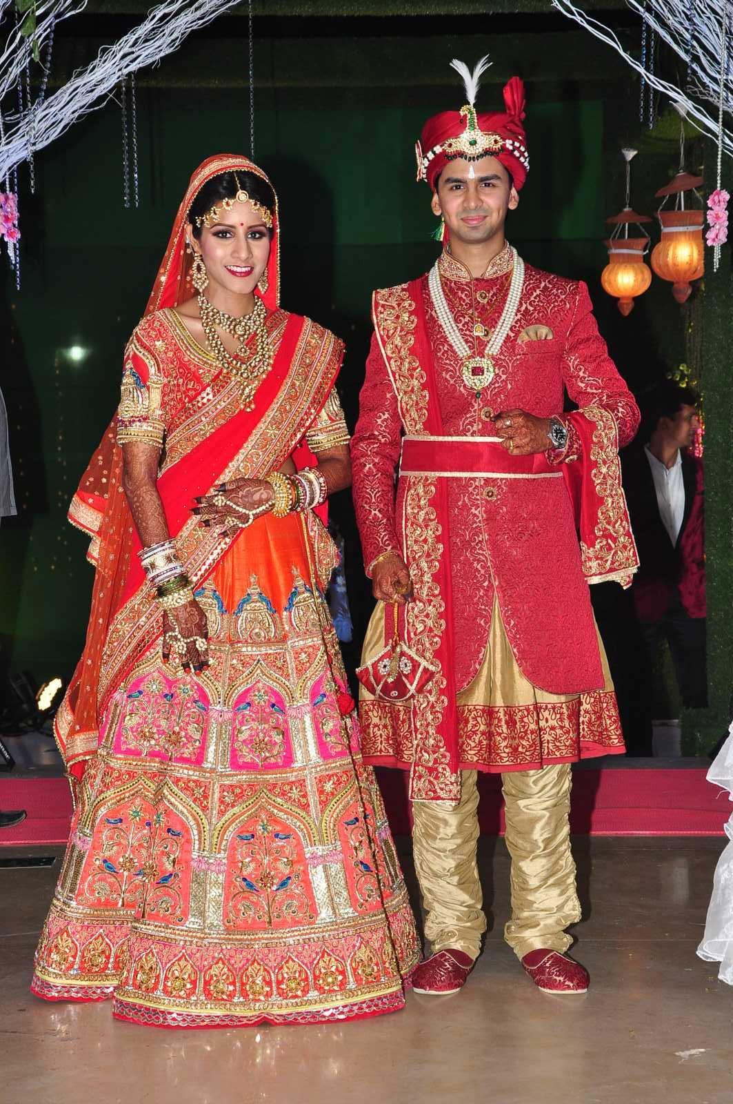 Celebrities At Thrupti And Ankit  Wedding Reception Photos