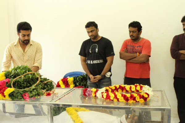 Celebrities Paid homage to DSP father Photos