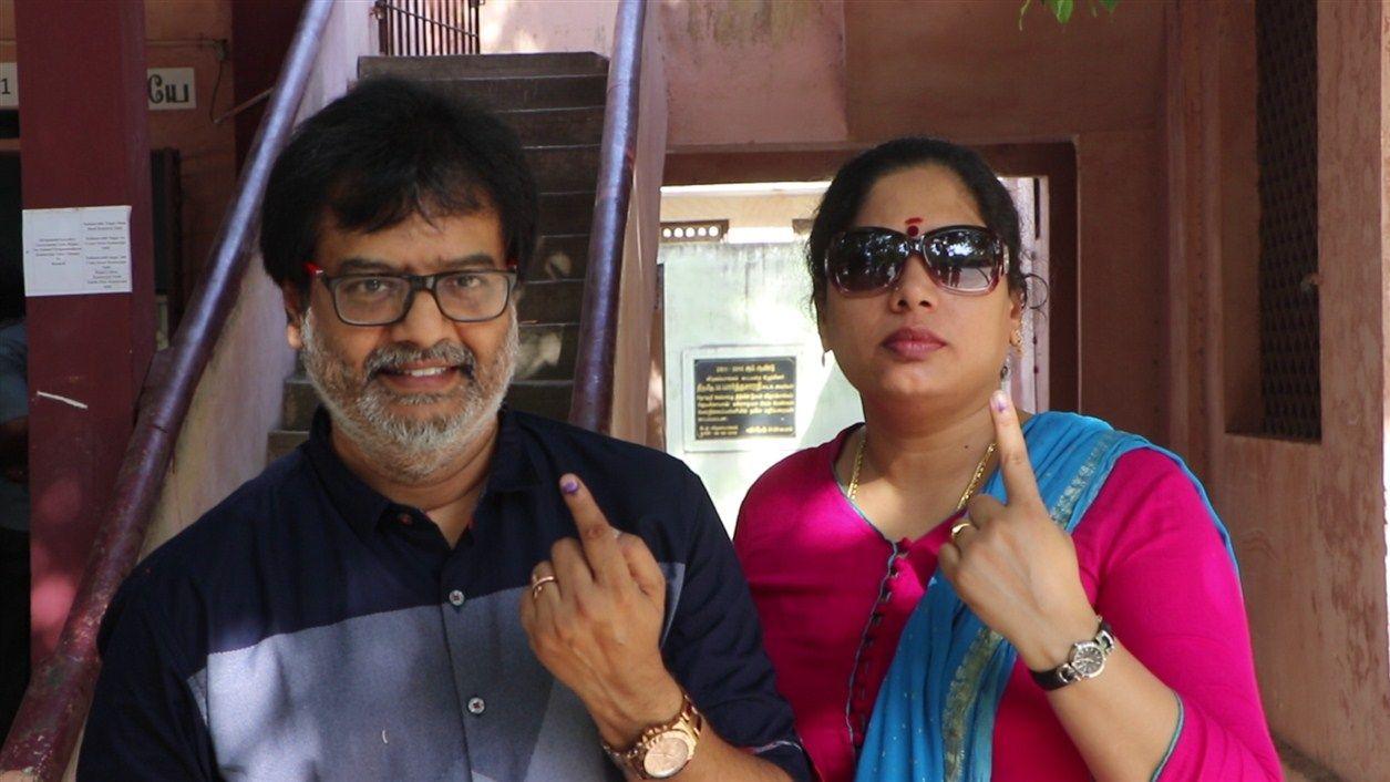 Celebrities Vote in Tamil Nadu Elections 2016 Photos