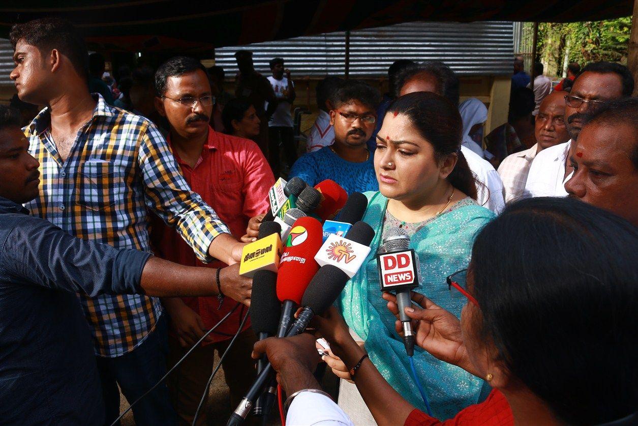 Celebrities Vote in Tamil Nadu Elections 2016 Photos