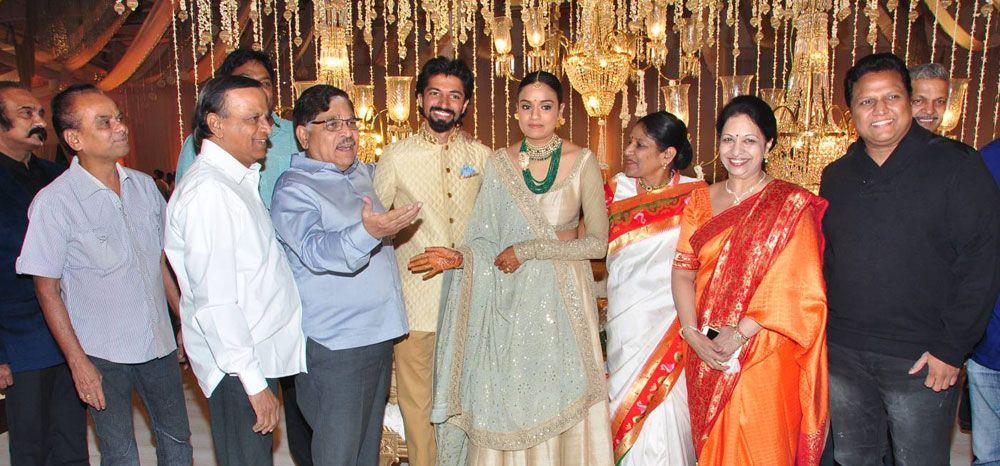 Celebs At Aswini Dutt Daughter Priyanka Dutt And Nag Ashwin Marriage Reception Photos