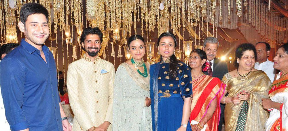 Celebs At Aswini Dutt Daughter Priyanka Dutt And Nag Ashwin Marriage Reception Photos