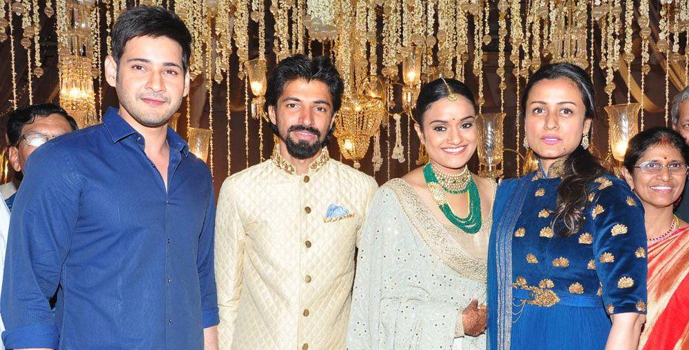 Celebs At Aswini Dutt Daughter Priyanka Dutt And Nag Ashwin Marriage Reception Photos