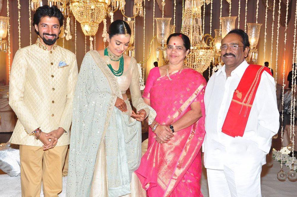 Celebs At Aswini Dutt Daughter Priyanka Dutt And Nag Ashwin Marriage Reception Photos