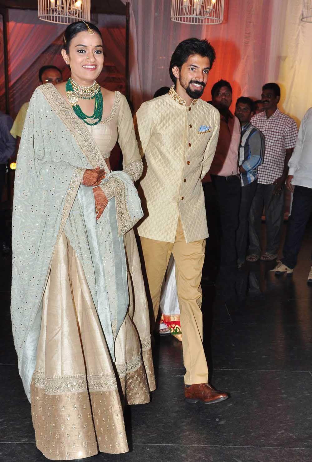 Celebs At Aswini Dutt Daughter Priyanka Dutt And Nag Ashwin Marriage Reception Photos